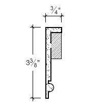 Side View image of Plaster Frieze Moulding – DC503-229