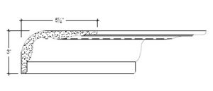 2D View image of Plaster Cove Moulding – DC503-231