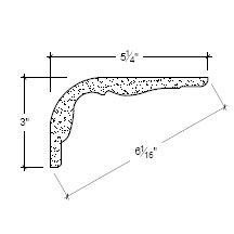Side View image of Plaster Cove Moulding – DC503-231