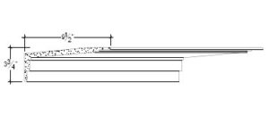 2D View image of Plaster Crown Moulding – DC503-239