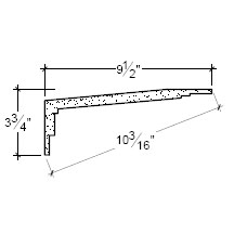 Side View image of Plaster Crown Moulding – DC503-239