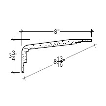Side View image of Plaster Crown Moulding – DC503-239b