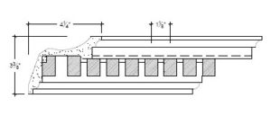 2D View image of Plaster Cornice – DC503-262