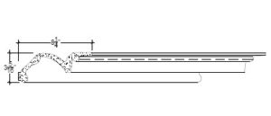 2D View image of Plaster Crown Moulding – DC503-277