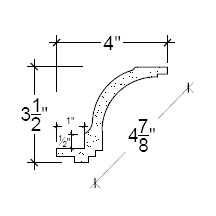 Side View of Plaster Cove Lighting – DC503-280 Side View image of Plaster Cove Lighting – DC503-280
