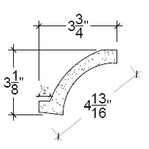 Side View image of Plaster Cove Lighting – DC503-305