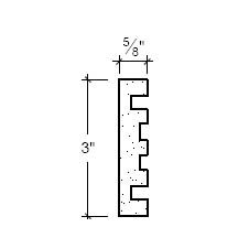 Side View image of Plaster Frieze Moulding – DC503-323