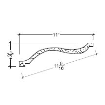 Side View image of Plaster Crown Moulding – DC503-325