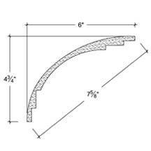 Side View image of Plaster Cove Moulding – DC504-010