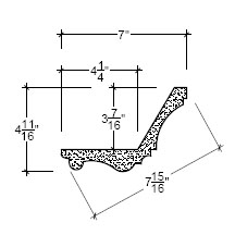 Side View image of Plaster Cove Lighting – DC504-114