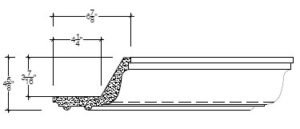 2D View image of Plaster Cove Lighting – DC504-115