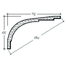 Side View image of Plaster Cove Moulding – DC504-129