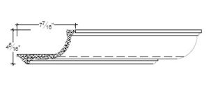 2D View of Plaster Cove Lighting – DC504-168 2D View image of Plaster Cove Lighting – DC504-168
