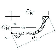 Side View of Plaster Cove Lighting – DC504-168 Side View image of Plaster Cove Lighting – DC504-168