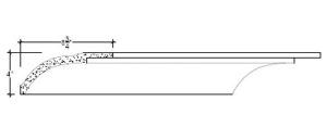 2D View image of Plaster Cove Moulding – DC504-174