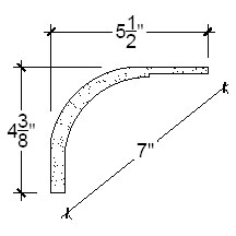 Side View image of Plaster Cove Moulding – DC504-174B