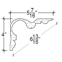 Side View image of Plaster Cove Moulding – DC504-199