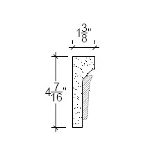 Side View image of Plaster Cornice – DC504-203