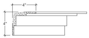 2D View of Plaster Crown Moulding – DC504-212 2D View image of Plaster Crown Moulding – DC504-212