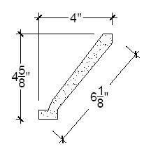 Side View image of Plaster Crown Moulding – DC504-279