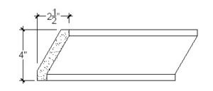 2D View image of Plaster Crown Moulding – DC504-279b