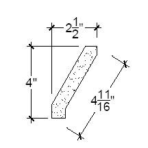 Side View image of Plaster Crown Moulding – DC504-279b