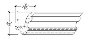2D View image of Plaster Cove Lighting – DC504-352