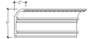 2D View image of Plaster Cove Moulding – DC505-080