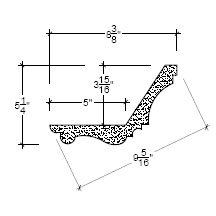 Side View image of Plaster Cove Lighting – DC505-114