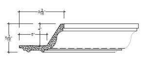 2D View of Plaster Cove Lighting – DC505-115 2D View image of Plaster Cove Lighting – DC505-115