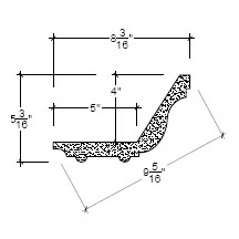Side View of Plaster Cove Lighting – DC505-115 Side View image of Plaster Cove Lighting – DC505-115