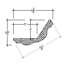 Side View image of Plaster Cove Lighting – DC505-122B