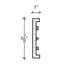 Side View image of Plaster Frieze Moulding – DC505-152