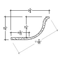 Side View image of Plaster Cove Lighting – DC505-167