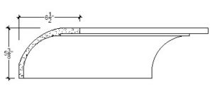 2D View image of Plaster Cove Moulding – DC505-174C