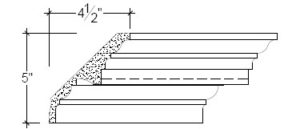 2D View image of Plaster Crown Moulding – DC505-202