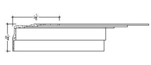 2D View image of Plaster Crown Moulding – DC505-212