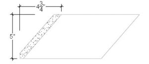 2D View image of Plaster Crown Moulding – DC505-279