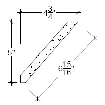 Side View image of Plaster Crown Moulding – DC505-279