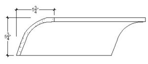 2D View image of Plaster Cove Moulding – DC505-371