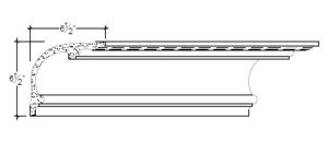 2D View of Plaster Cove Moulding – DC506-031 2D View image of Plaster Cove Moulding – DC506-031