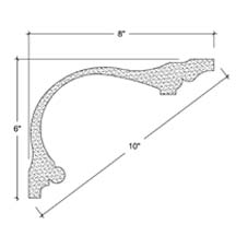 Side View image of Plaster Cove Moulding – DC506-033
