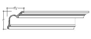 2D View image of Plaster Cove Moulding – DC506-047A