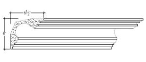 2D View image of Plaster Cove Moulding – DC506-063