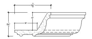 2D View image of Plaster Cove Lighting – DC506-115