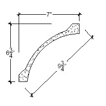 Side View image of Plaster Cove Moulding – DC506-121C