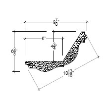 Side View image of Plaster Cove Lighting – DC506-122