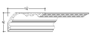 2D View image of Plaster Cove Moulding – DC506-209