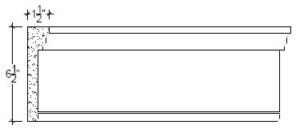 2D View image of Plaster Frieze Moulding – DC506-313