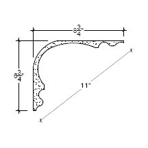 Side View image of Plaster Cove Moulding – DC506-315